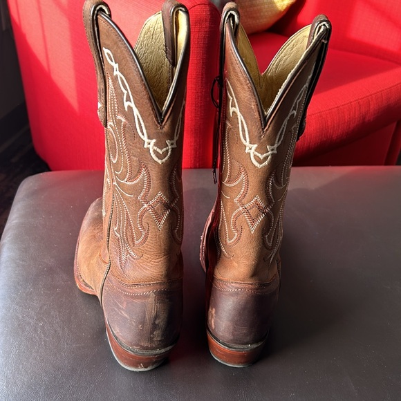 Tony Lama Vaquero Kids Brown Western Cowboy Boots size 5B - Picture 5 of 6